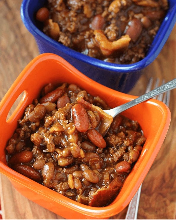 summer slow cooker recipes baked beans