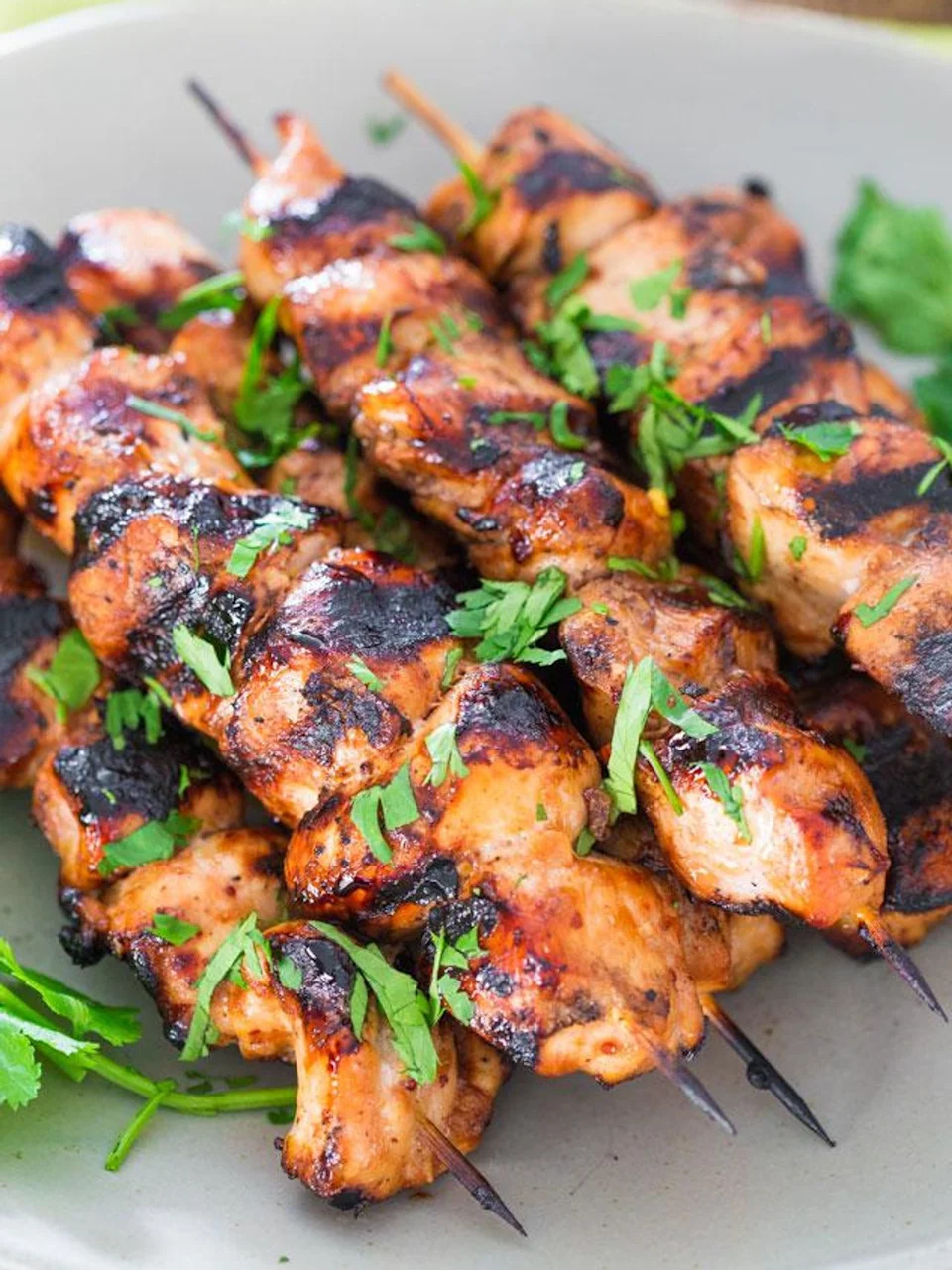Beer and Honey BBQ Chicken Skewers Cookout Recipes | Brit + Co