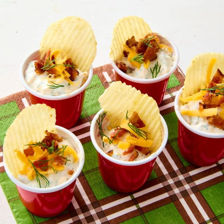 bacon cheddar ranch dip tailgate food