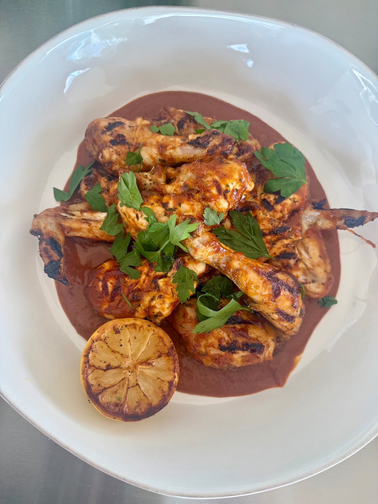 Tyler Florence's Reverse Seared Grilled Chicken