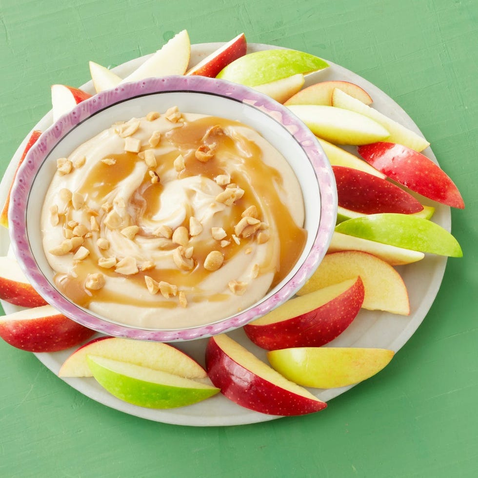 after school snacks caramel apple dip