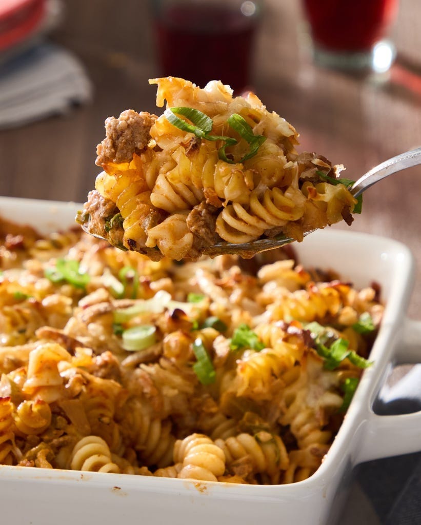 back to school dinners hamburger casserole