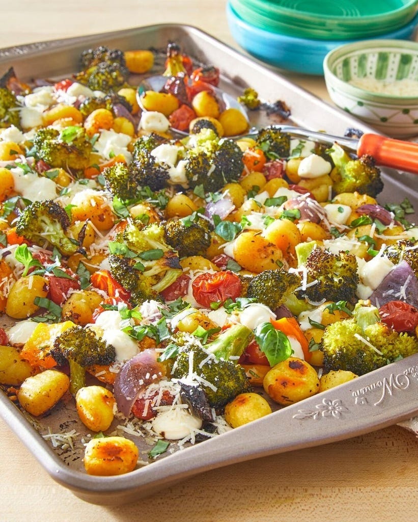 back to school recipes sheet pan gnocchi