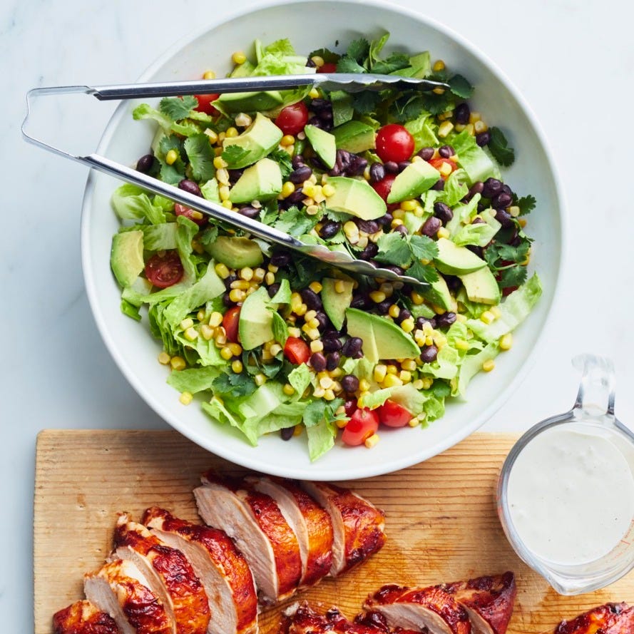 barbecue chicken salad recipe
