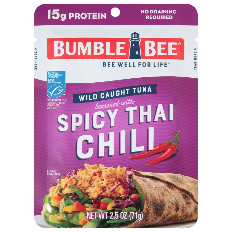 bumble bee wild caught spicy thai chili tuna