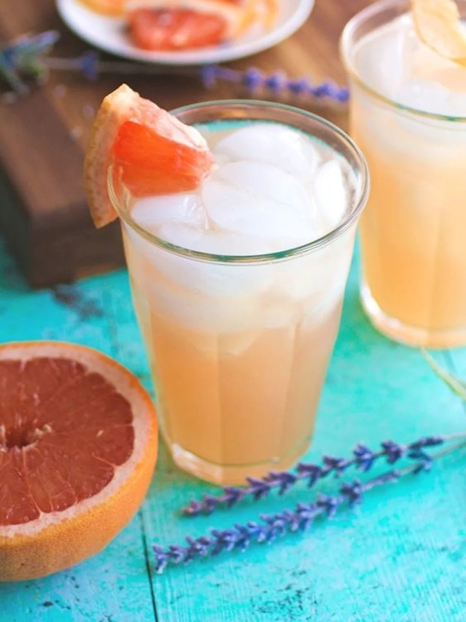 Pamplemousse La Croix and Lavender Mocktail | Brit + Co