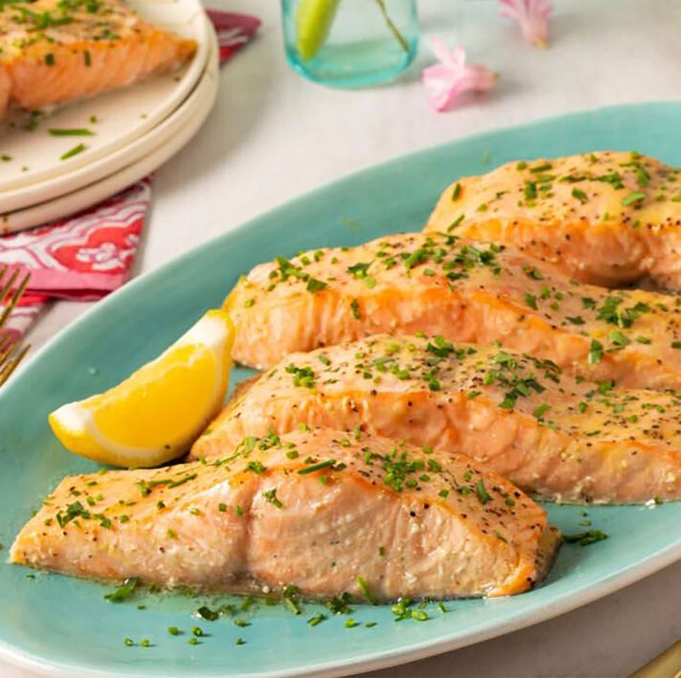 dinner party recipes baked salmon