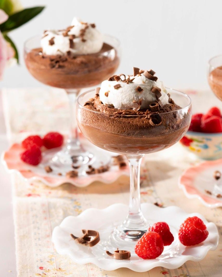 dinner party recipes chocolate mousse