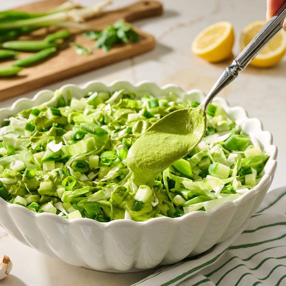 dinner party recipes green goddess salad
