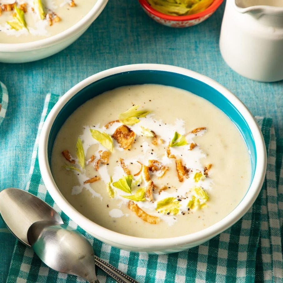 dinner party recipes potato leek soup