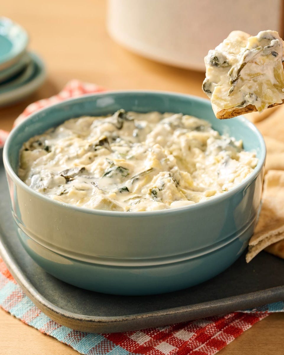 dinner party recipes spinach artichoke dip