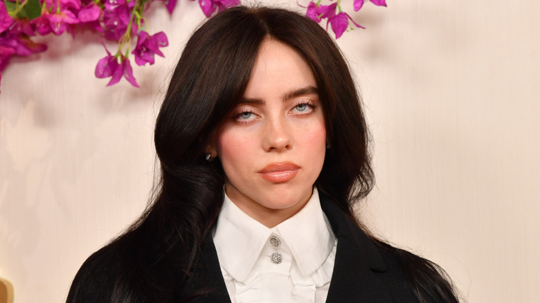 Close up of Billie Eilish