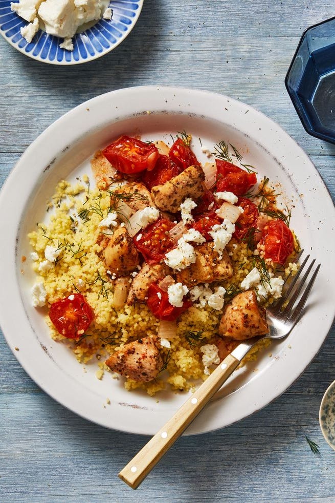 mediterranean chicken bowls