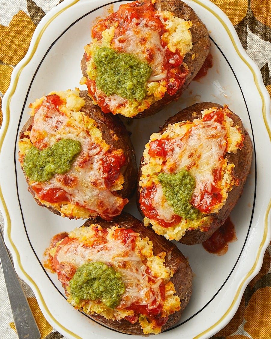 recipes with pesto pizza baked potatoes