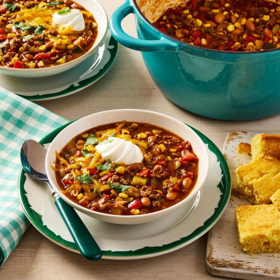 summer to fall recipes beef chili