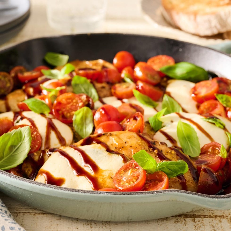 summer to fall recipes caprese chicken