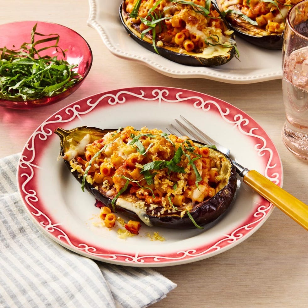 summer to fall recipes stuffed eggplant parmesan