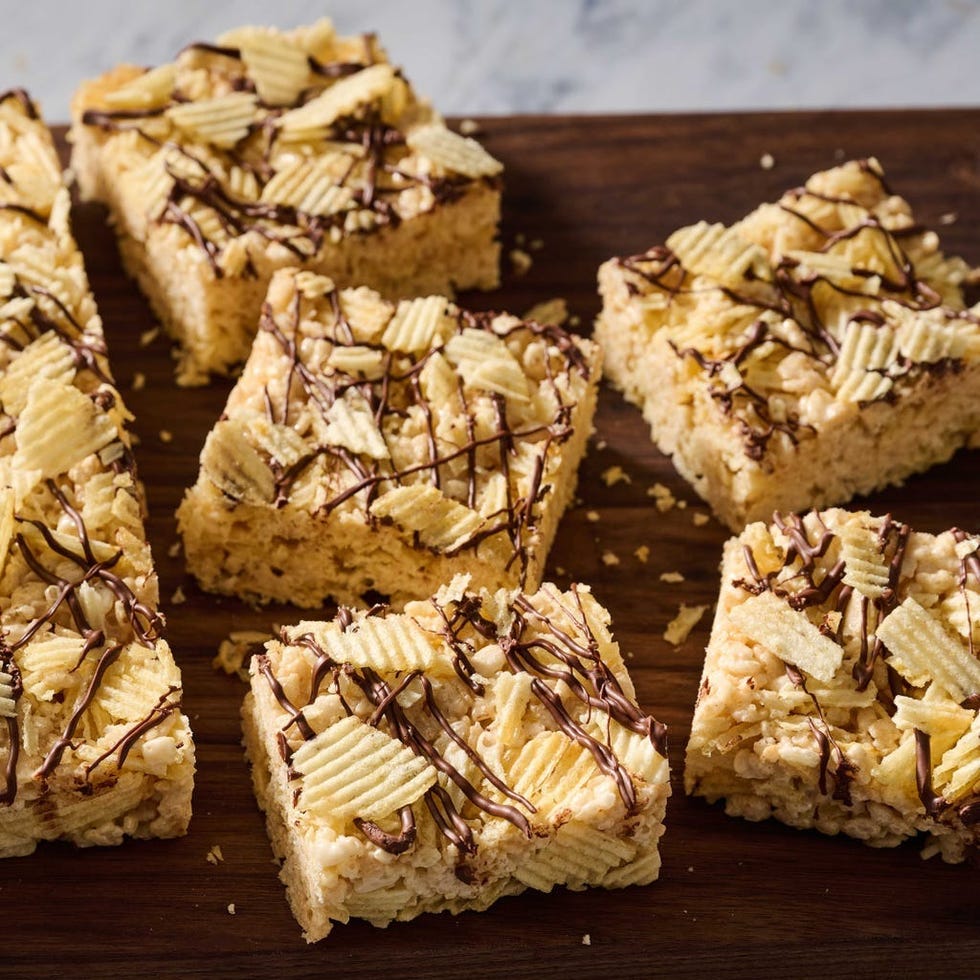 tailgate desserts potato chip rice krispies treats