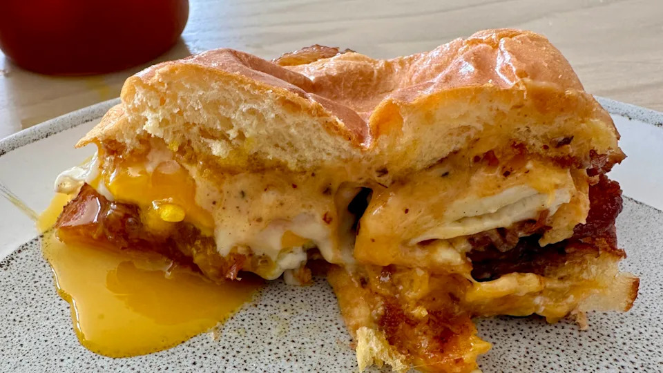 Luke Venner's bacon, egg and cheese