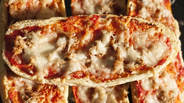 French bread pizza boats