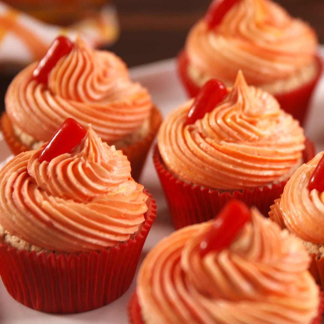 fireball cupcakes