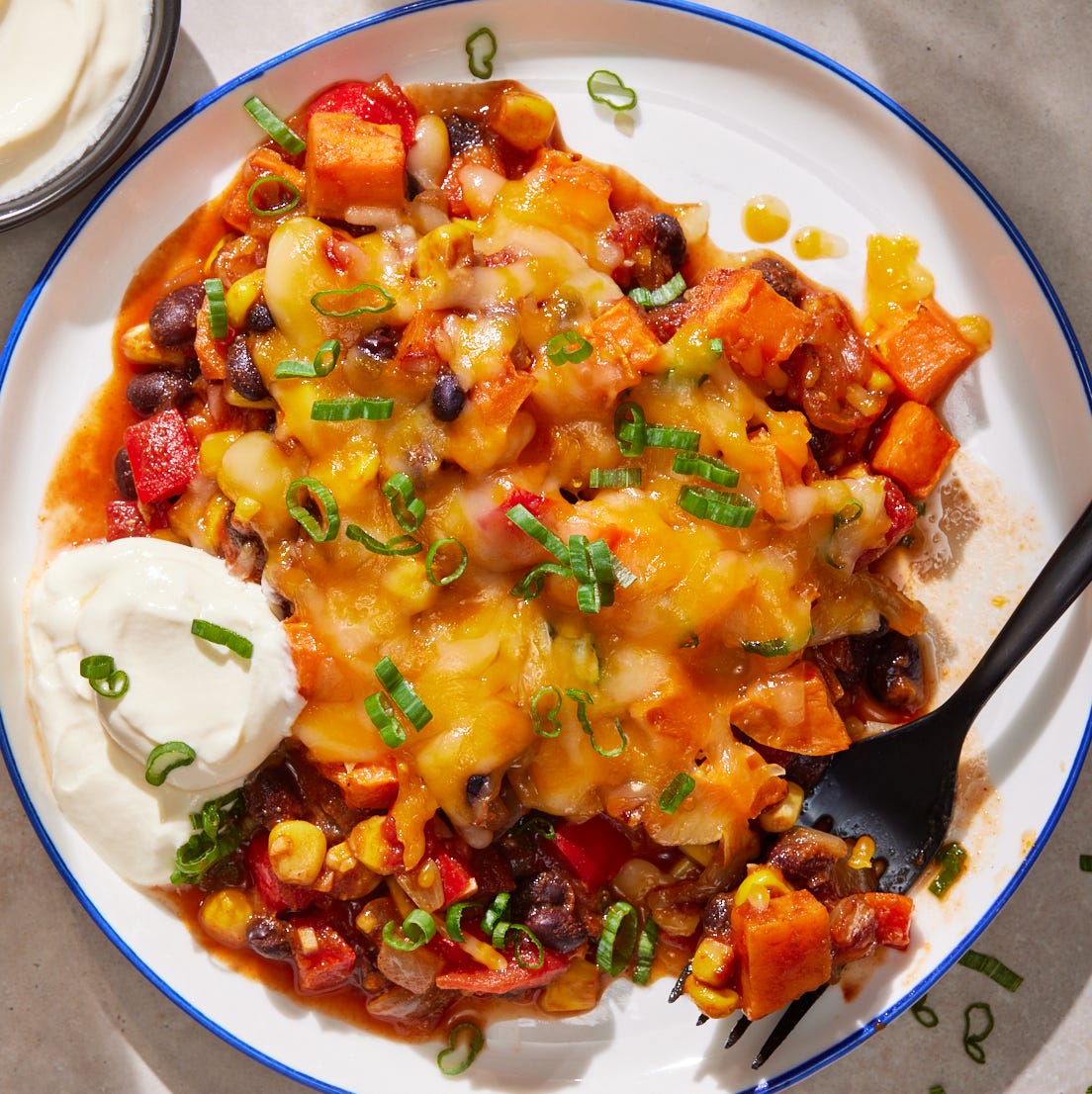 chili cheese sweet potato casserole