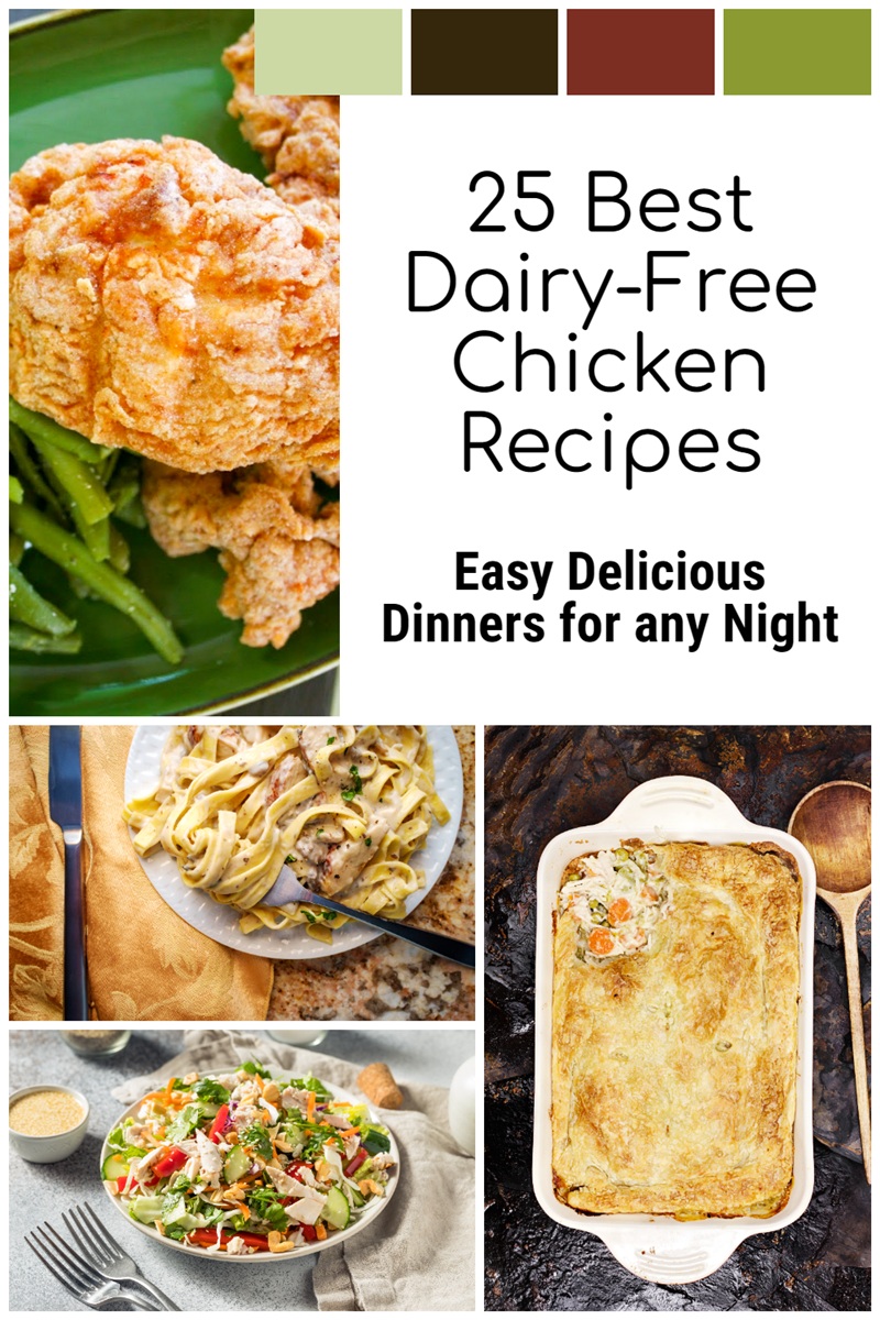 25 Best Easy Dairy-Free Chicken Recipes to Make for Dinner Tonight!