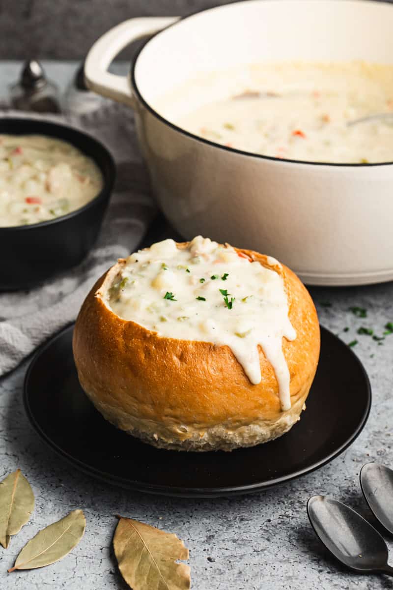 This creamy Clam Chowder is a comforting, homemade version that rivals any seaside restaurant.