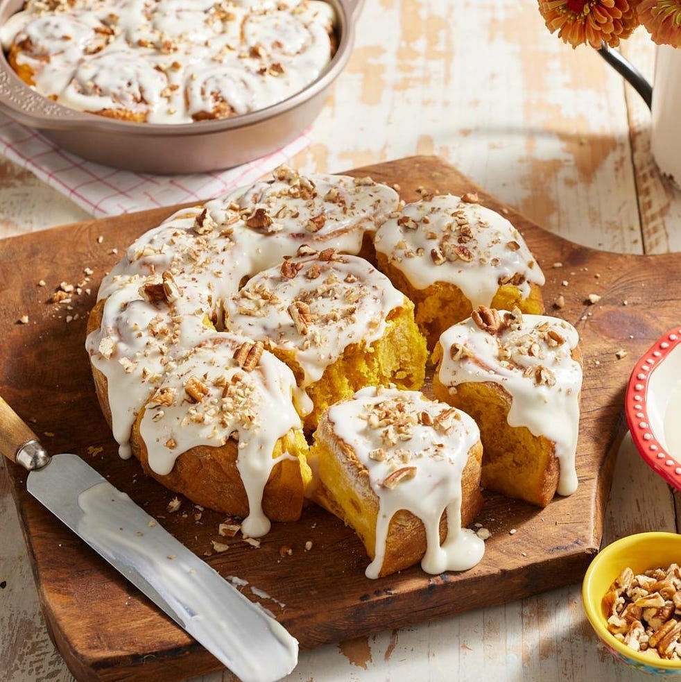 cinnamon pumpkin spice rolls
