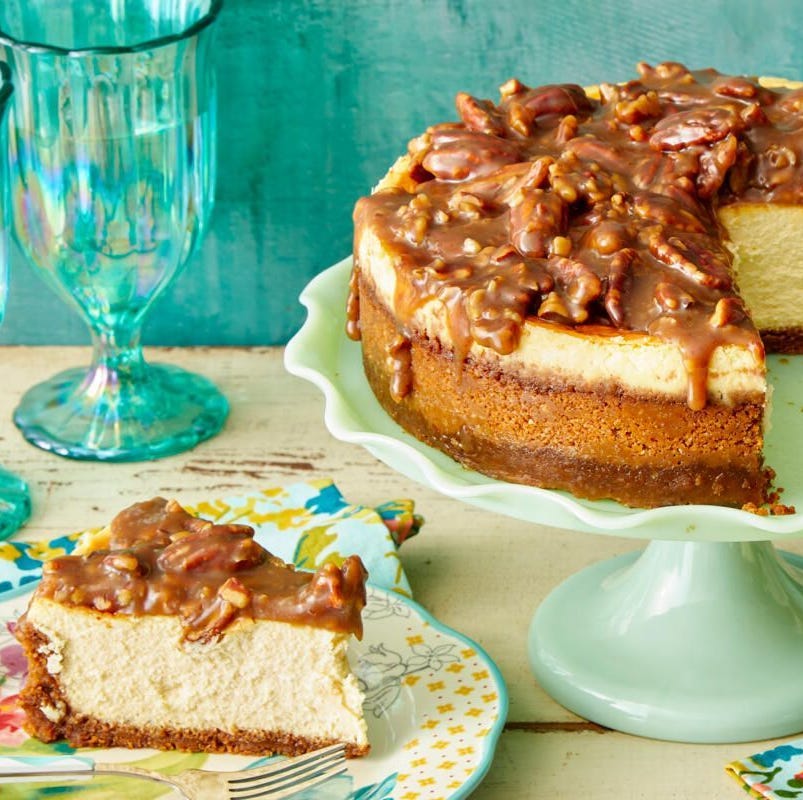pecan pie cheesecake fall dessert
