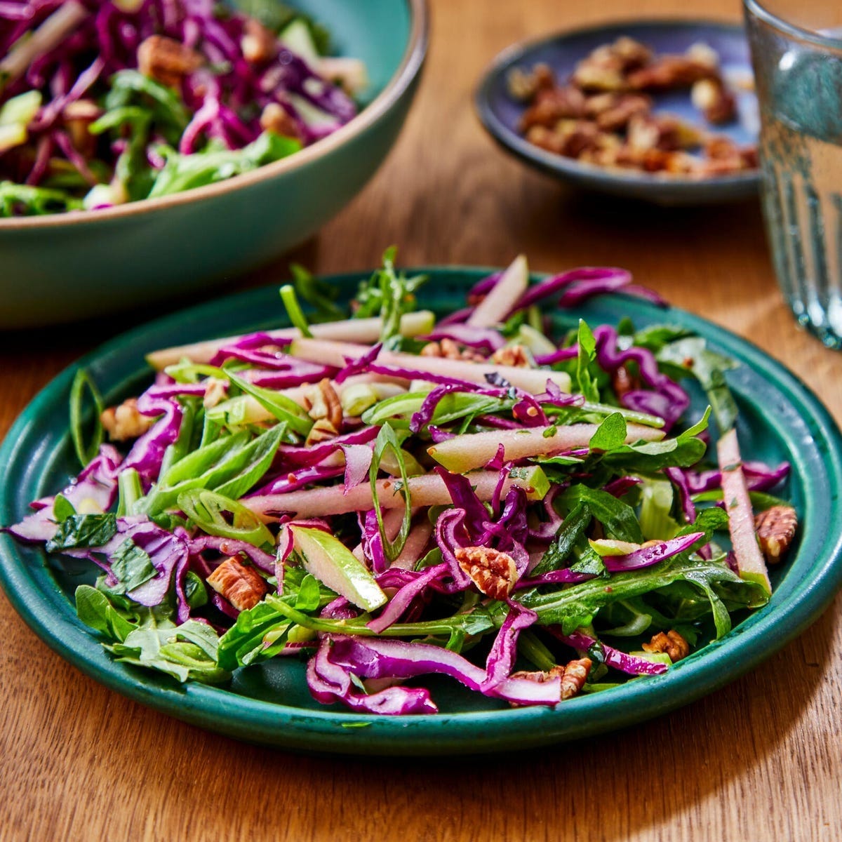 fall vegetable dishes cabbage salad