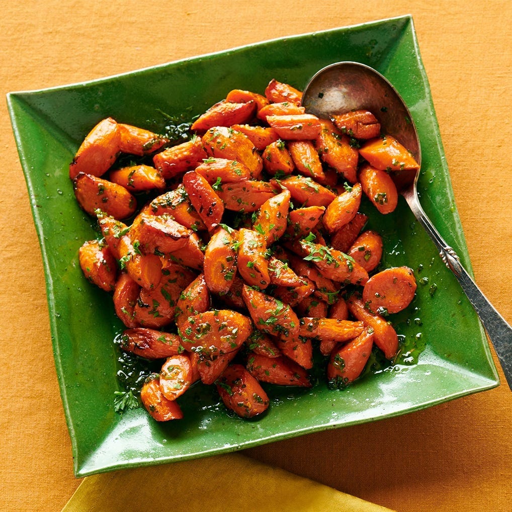 fall vegetable dishes glazed carrots