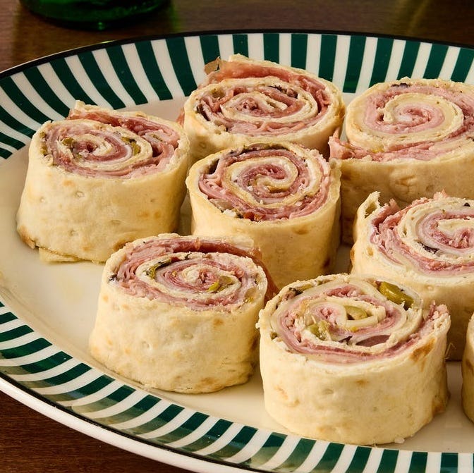game day foods muffaletta pinwheels