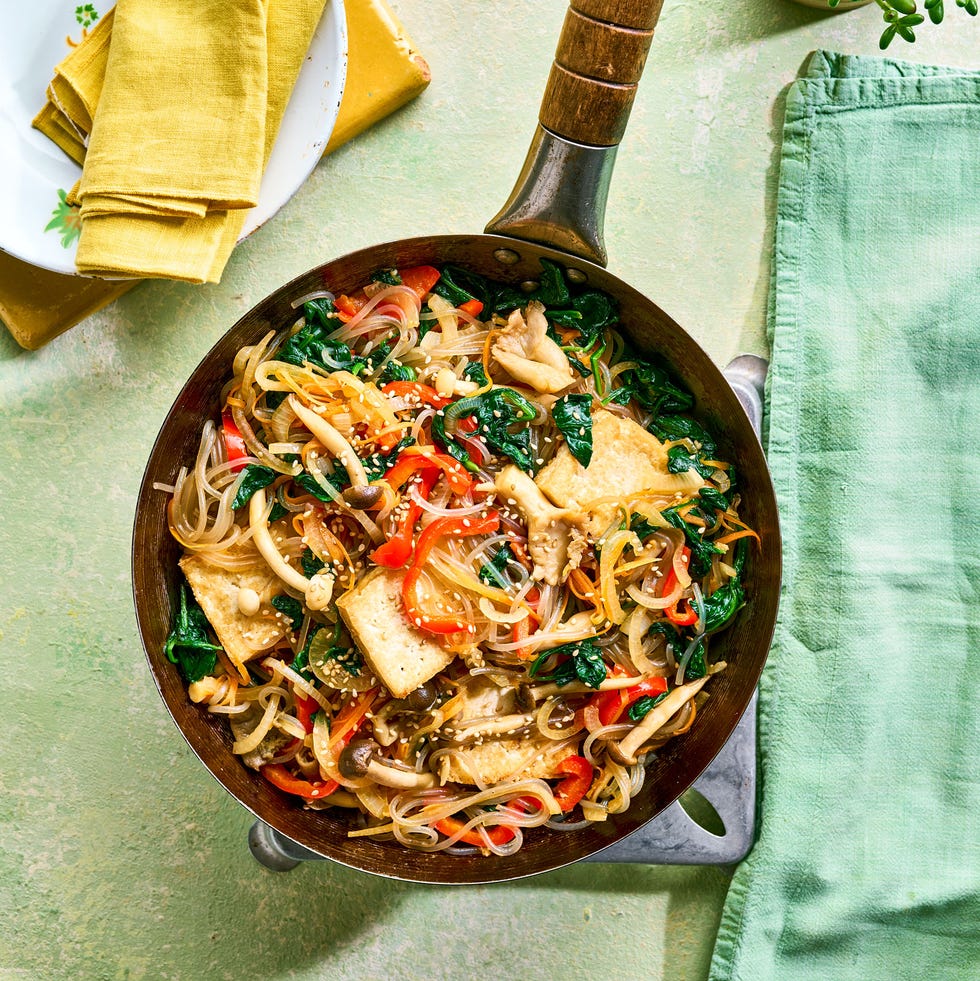 glass noodle stir fry