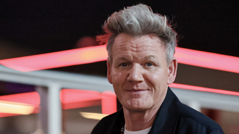 Gordon Ramsay portrait blurry background