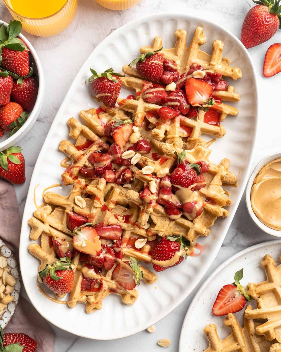 peanut butter jelly recipes waffles