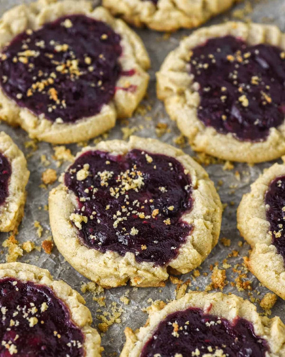 peanut butter jelly recipes cookies