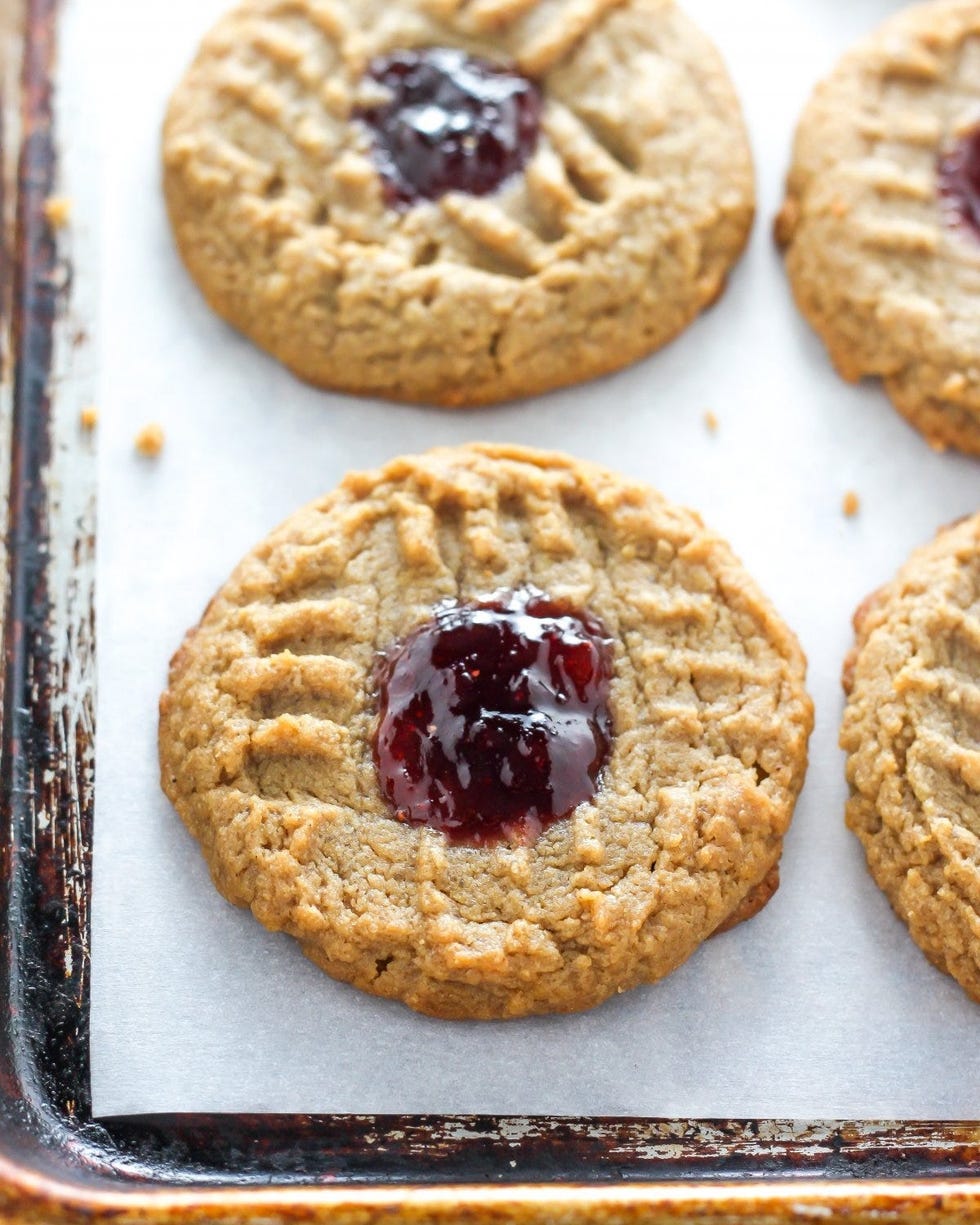 peanut butter jelly recipes cookies
