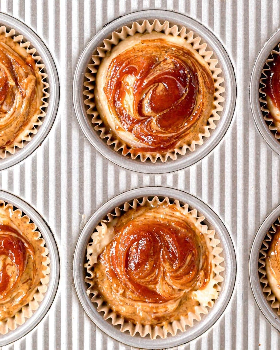 peanut butter jelly recipes muffins