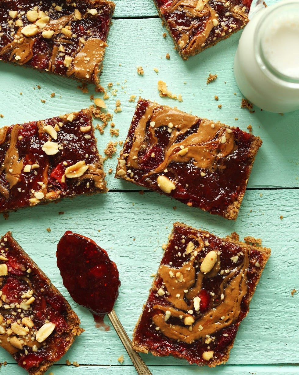 peanut butter jelly recipes oat bars