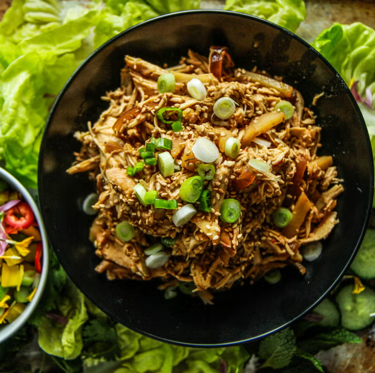 slow cooker chicken lettuce cups slow cooker chicken lettuce cups