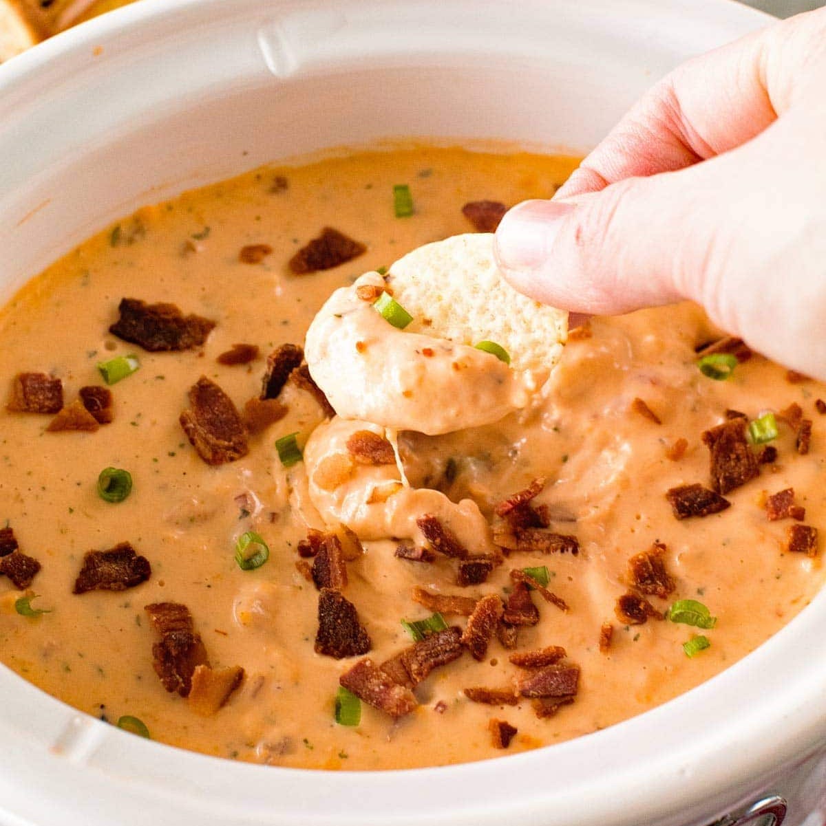 slow cooker dips bbq chicken dip