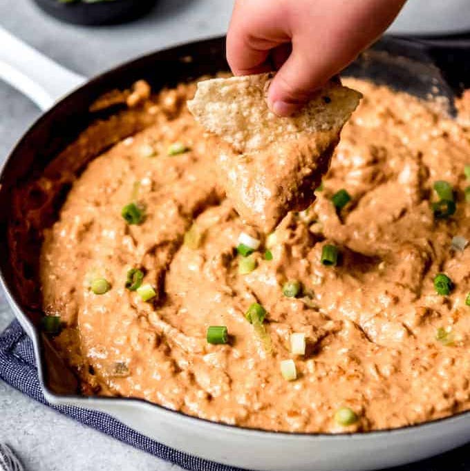 slow cooker dips bean dip