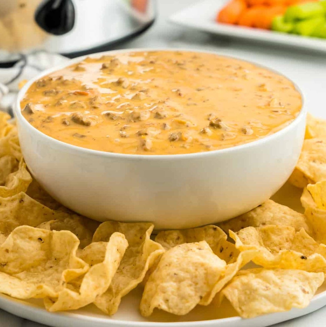 hamburger crock pot dip