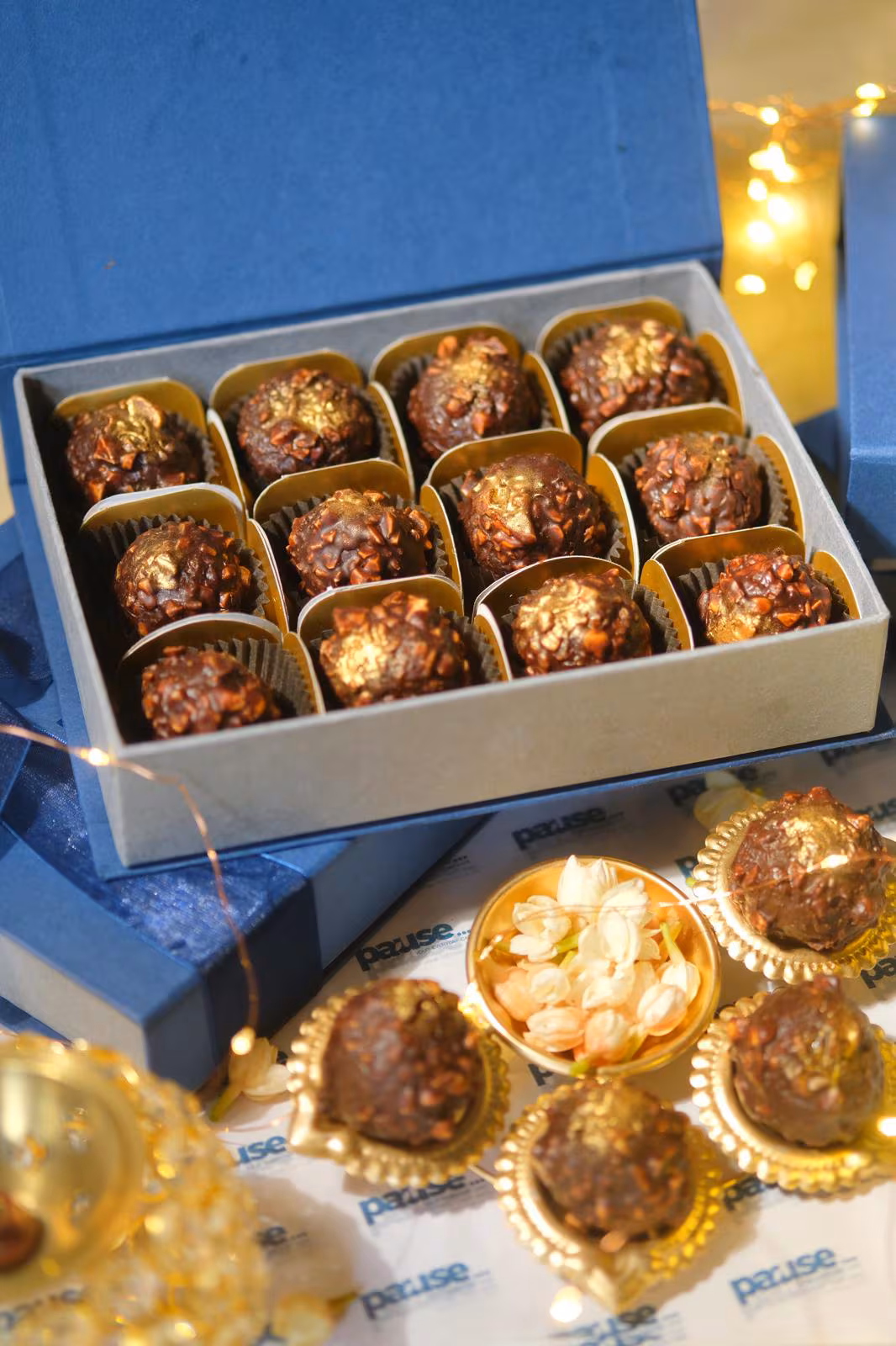 Besan ladoo rocher is a fun twist on your traditional sweet. (Picture credit: Pooja Masurkar)