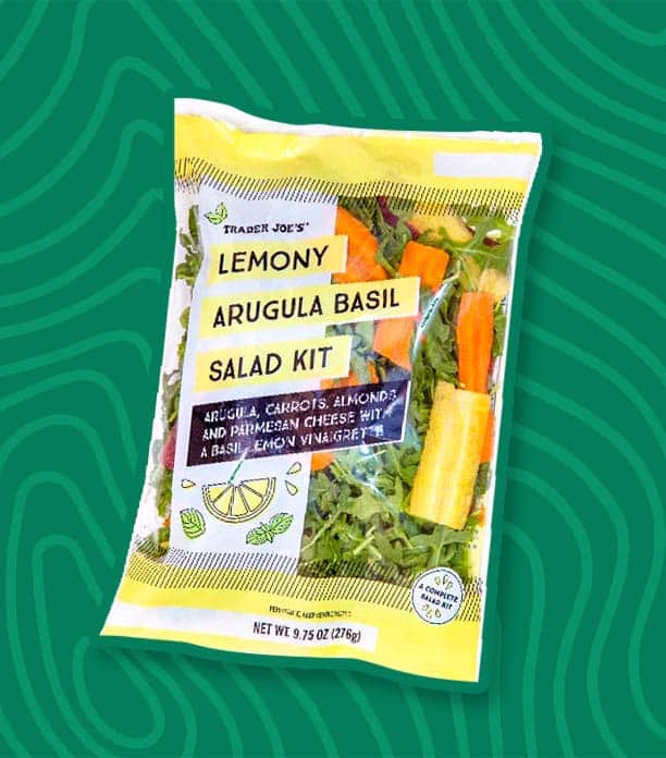 Trader Joe’s Lemony Arugula Basil Salad Kit