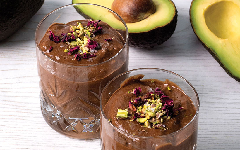 Vegan Chocolate, Pistachio and Sea Salt Mousse
