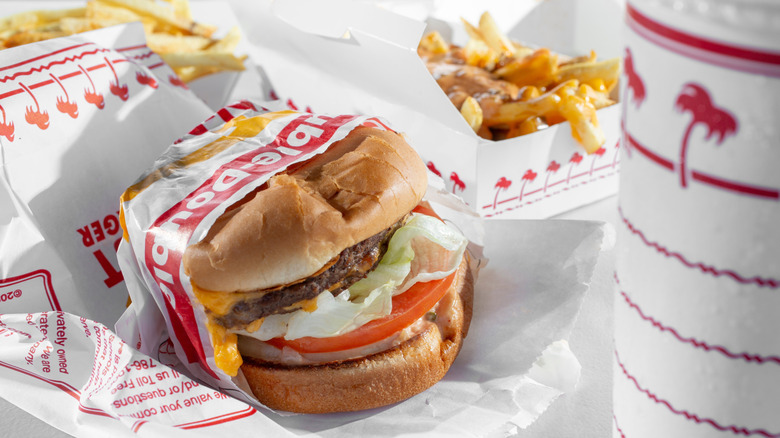In-N-Out  burger combo